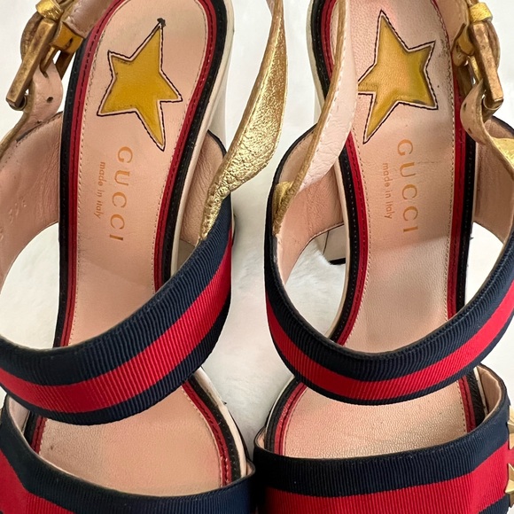 Authentic Gucci Ankle-Strap Sandals size 36.5 - Picture 12 of 13